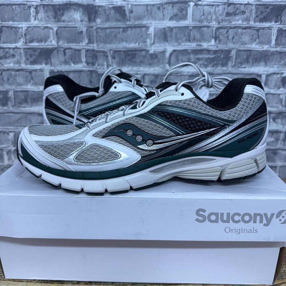 Saucony ProGrid Guide 7 White Pine Running Shoes S70936-8 Mens Size 13 New